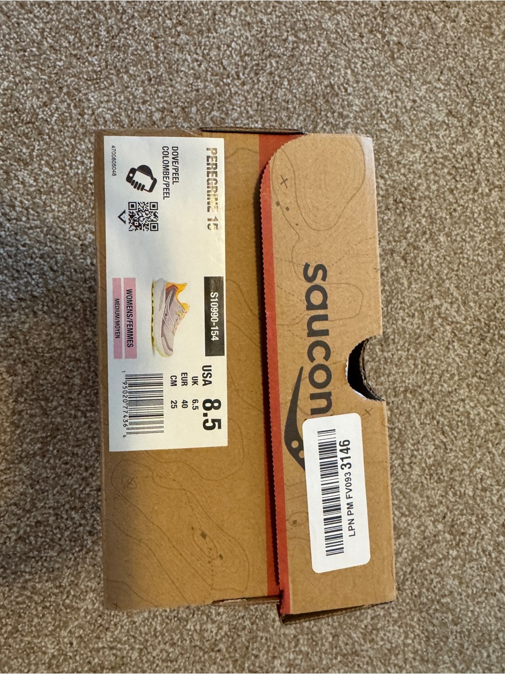 New Saucony Trail Peregrine 15 women’s 8.5 regular